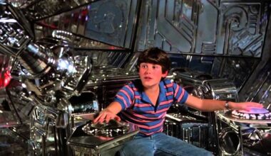 Screenshot from the 1986 sci-fi movie "Flight of the Navigator".