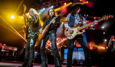 Lynyrd Skynyrd, pictured here in 2025, performed at the Xfinity Center with Foreigner Saturday night.