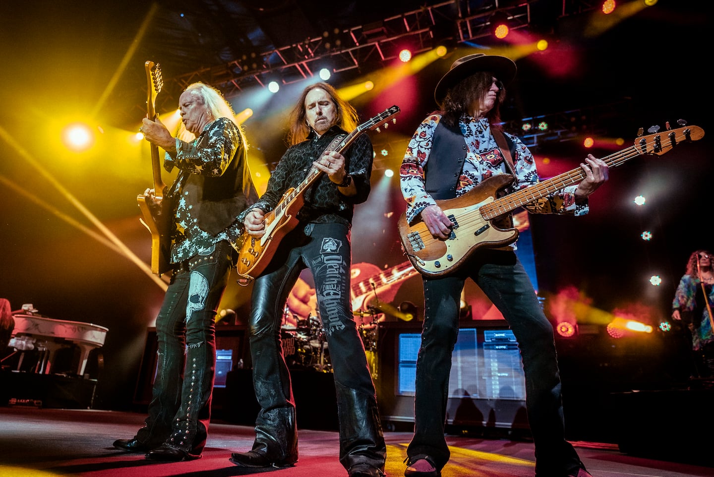 Lynyrd Skynyrd, pictured here in 2025, performed at the Xfinity Center with Foreigner Saturday night.