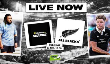LIVE: Sharks v New Zealand - Rugby's Greatest Rivalry - new zealand