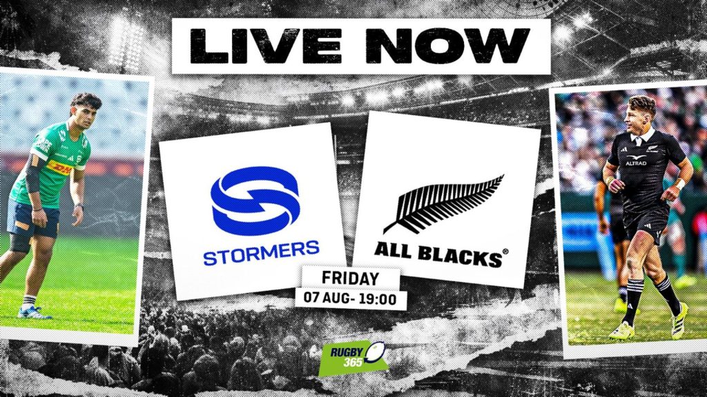 LIVE: Stormers v New Zealand - Rugby's Greatest Rivalry - new zealand