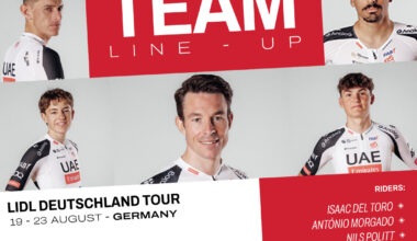Nils Politt and Isaac del Toro will lead the line in Germany