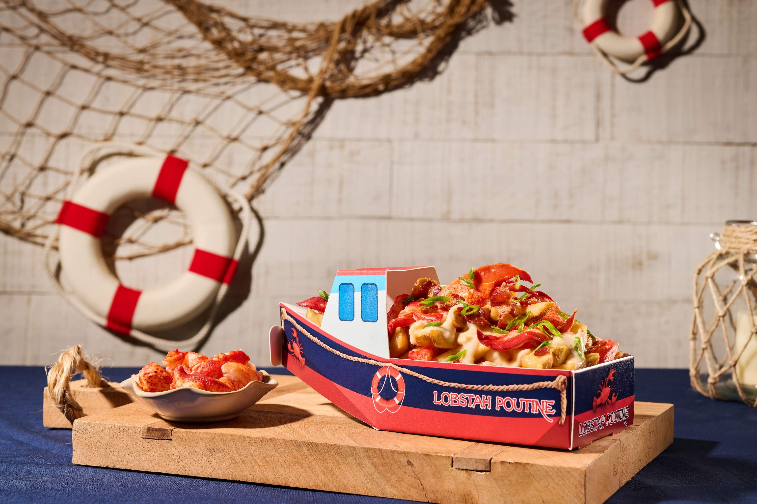 Fenway Park's new "Lobstah Poutine" is among several New England-inspired dishes on the ballpark's menu. (Courtesy Fenway Park)