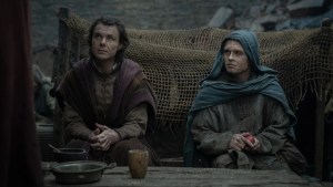 Matthew Needham and Tom Glynn-Carney in "House of the Dragon" (Credit: HBO)