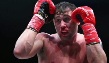 Darren Till during a boxing match