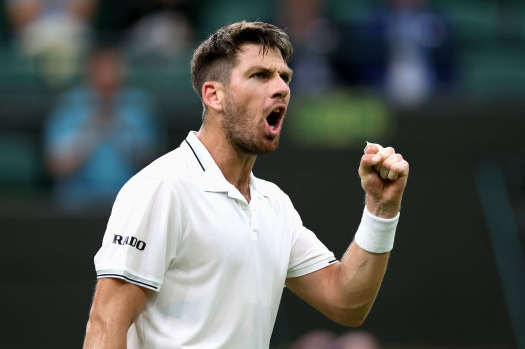 Cameron Norrie in the first round of Wimbledon 2023, UK