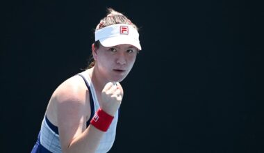 Lulu Sun announces break from tennis to focus on her wellbeing