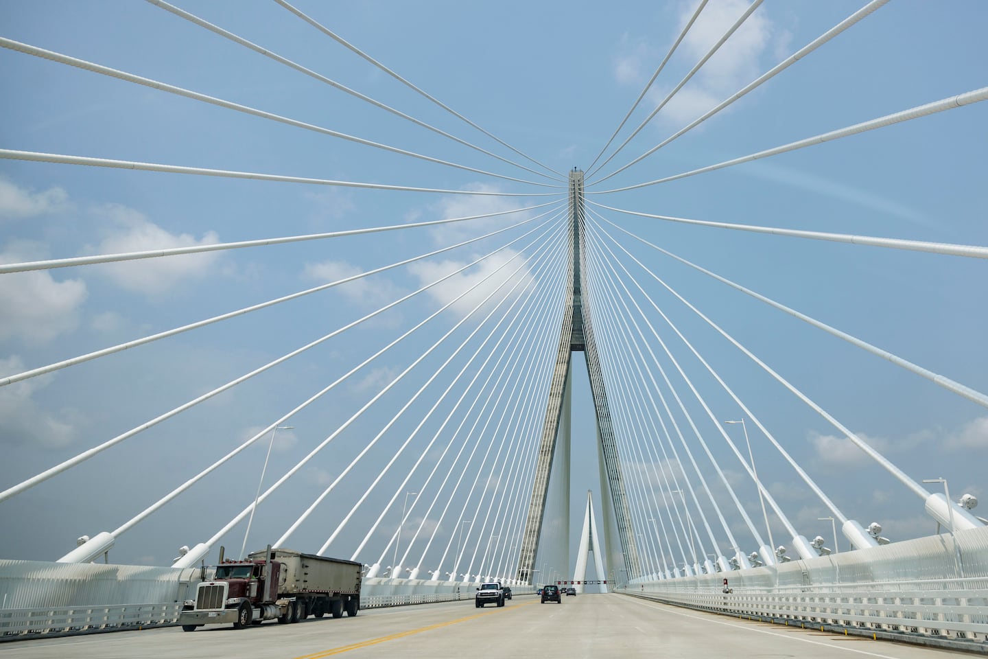 The Gordie Howe Bridge, connecting Detroit and Windsor, Ontario, opened this past week.