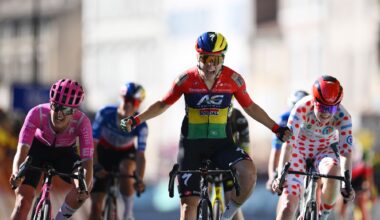 Tour de France Femmes: Kim Le Court-Pienaar surges from small pack for stunning win on stage 6