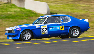 Dick Johnson Racing Supercars teen Rylan Gray driving Ford Capri at Muscle Car Masters 2026
