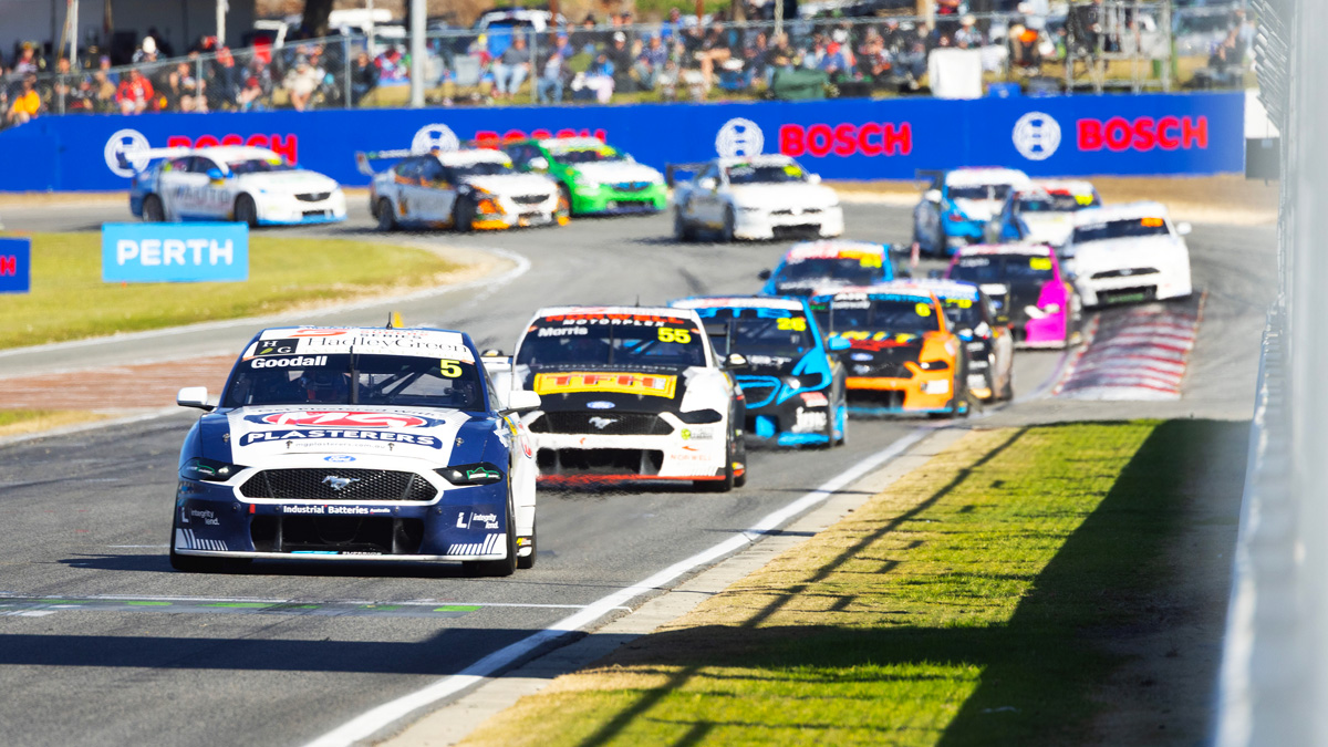 Tickford young gun Reuben Goodall's first car race win comes in Perth Super2