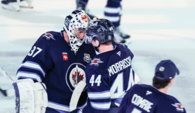 Josh Morrissey hopes Connor Hellebuyck remains with Winnipeg Jets, ‘confident’ team can bounce back