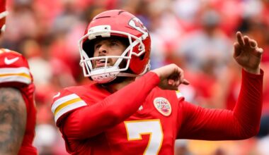 Watch Harrison Butker Hit FG That Would've Set NFL Regular-Season Record on Video in Chiefs-Bucs