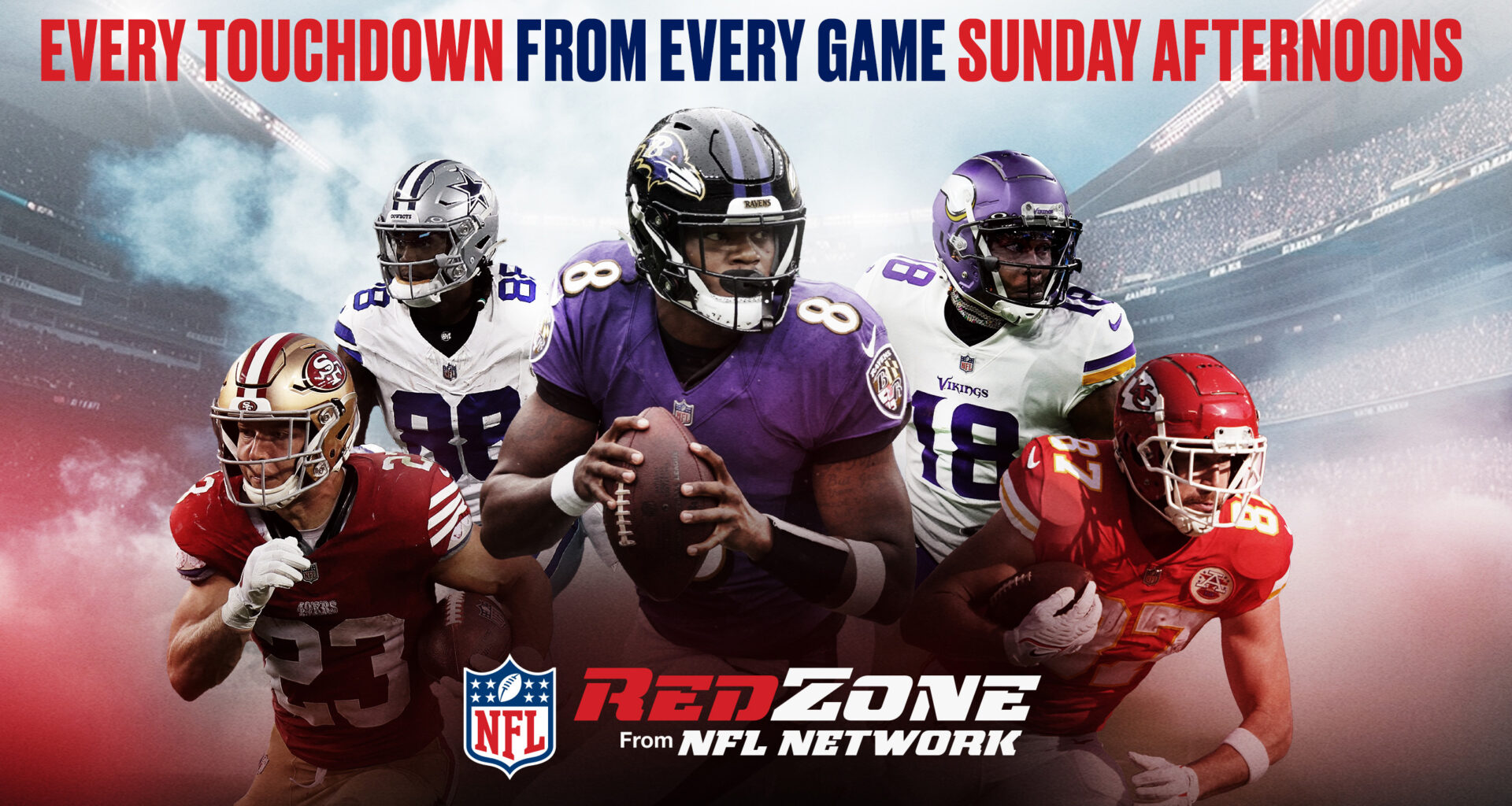 Which NFL fanbases get the most benefit from RedZone?