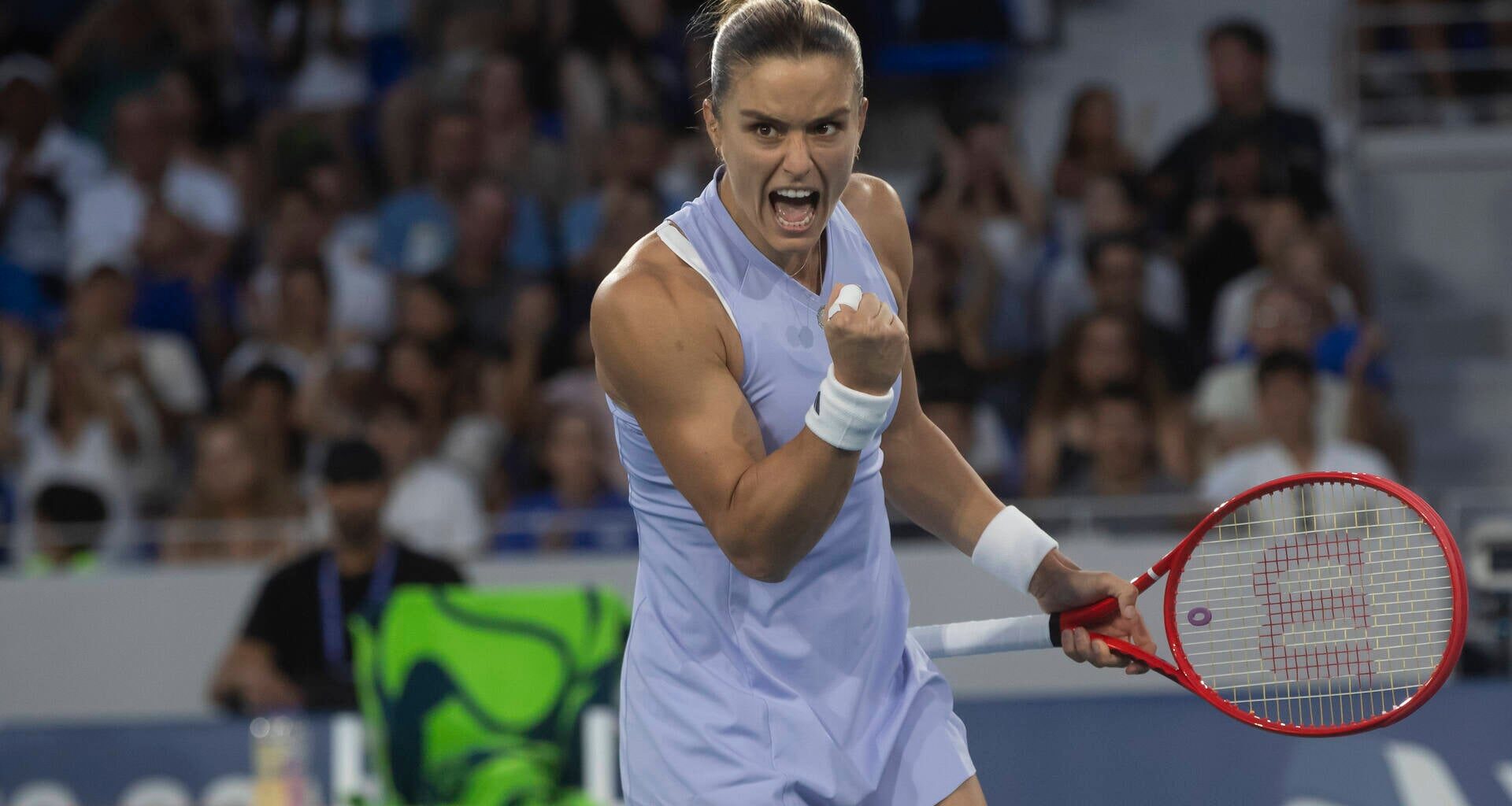 Maria Sakkari battles past Rakhimova in Cincinnati