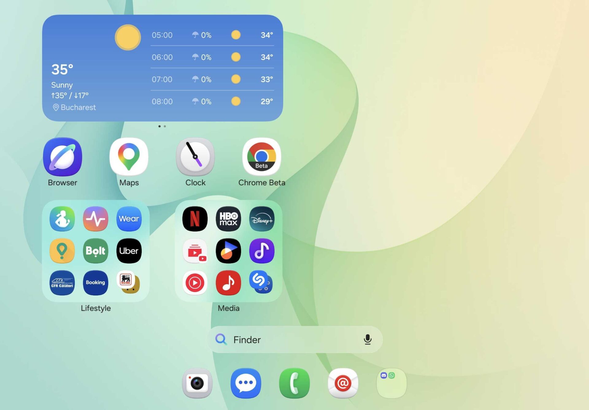 Galaxy Z Fold 8 home screen settings