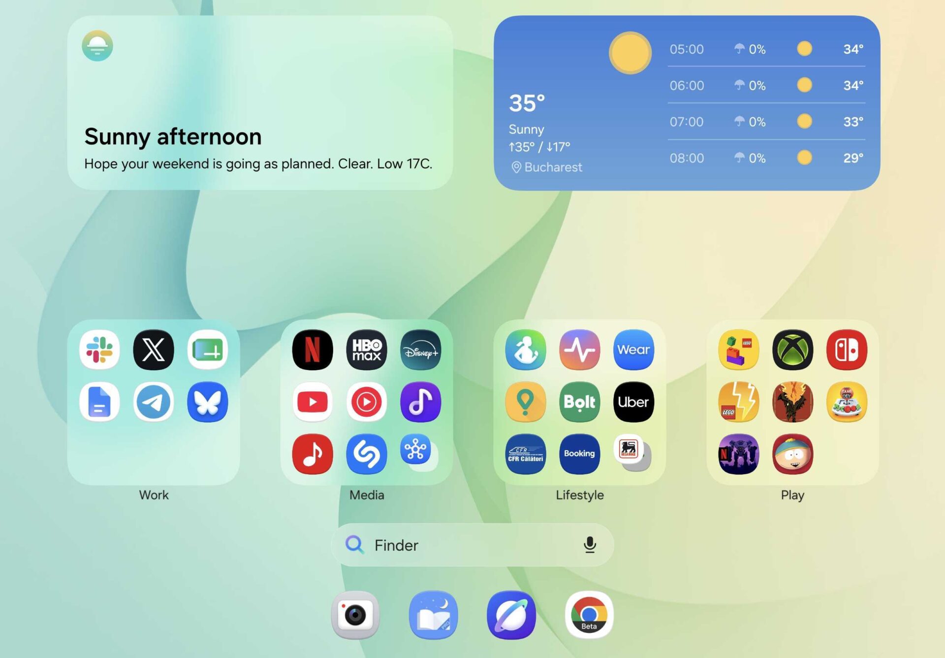 Galaxy Z Fold 8 home screen settings