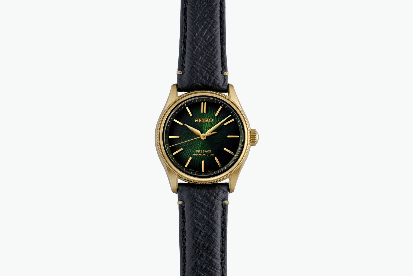 Seiko Presage TRADMANS Bonsai leather strap
