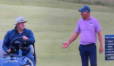 Bizarre rules situation sees DP World Tour pro penalized … for divot kick 