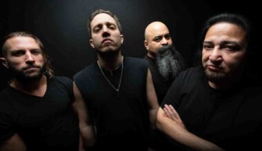 Fear Factory posing for a photograph in 2026