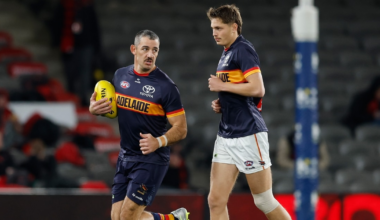 Walker reacts to remarkable coincidence with Crows debutant