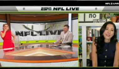Dan Orlovsky eats cold chicken as birthday cake on 'NFL Live'