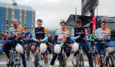 A memorial, a black leader's jersey, and moments of silence as respects are paid to Finlay Tarling at cycling races across Europe