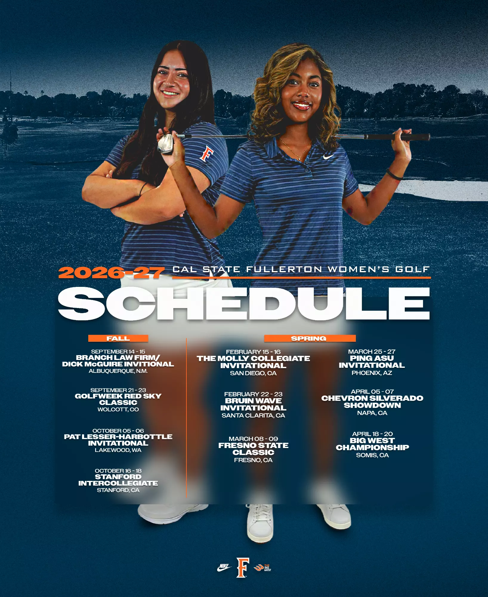 WGolf Schedule Graphic