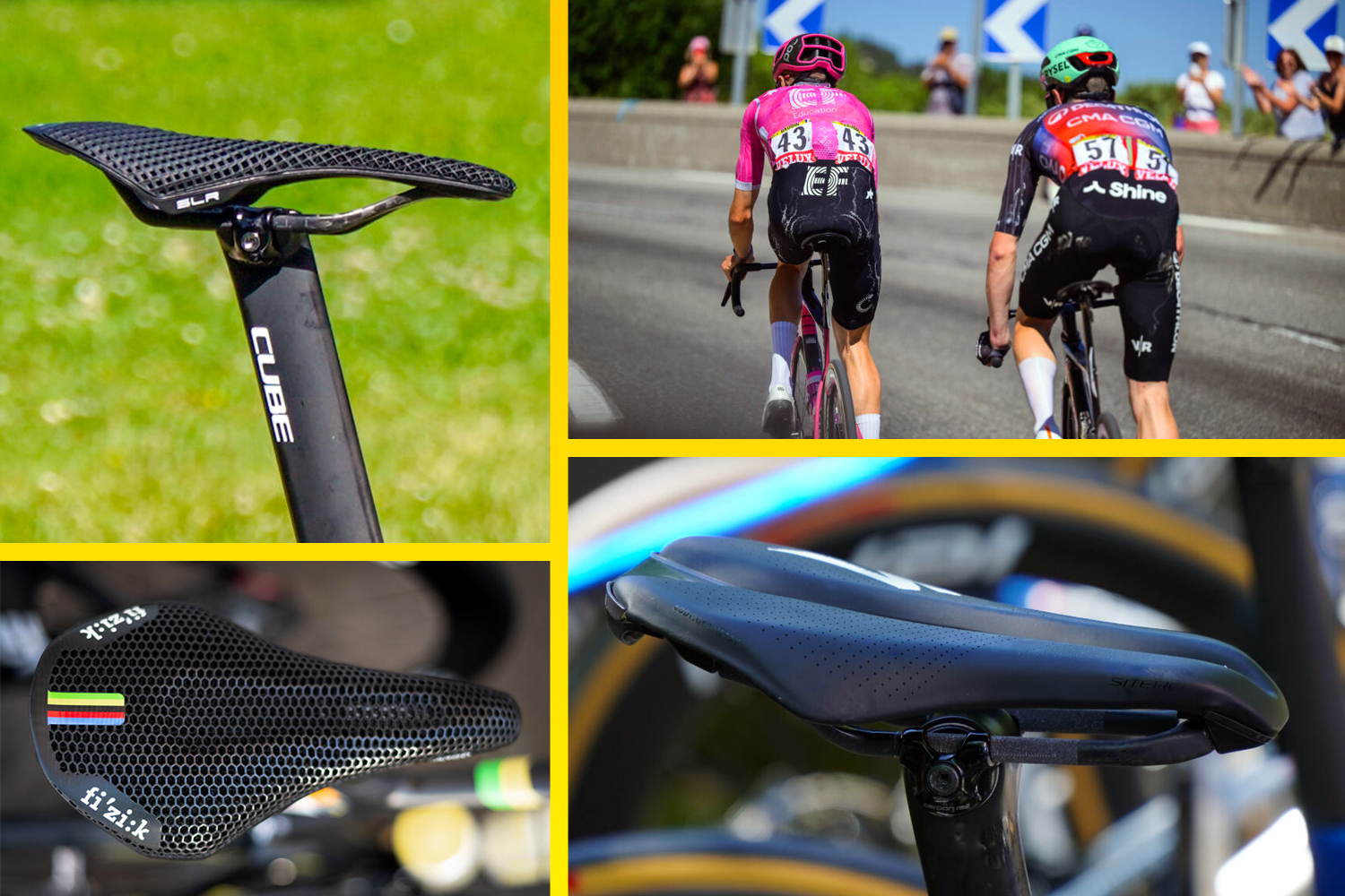 What saddles are the pros using at the 2026 Tour de France? It's 3D-printing and cutouts galore as we look at what the fastest riders are sitting on - Cycling News | Bike Reviews