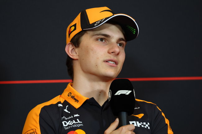 Oscar Piastri (AUS) McLaren F1 Team in the FIA Press Conference.
25.06.2026. Formula 1 World Championship, Rd 8, Austrian Grand Prix, Spielberg, Austria, Preparation Day.
- www.xpbimages.com, EMail: requests@xpbimages.com © Copyright: Bearne / XPB Images