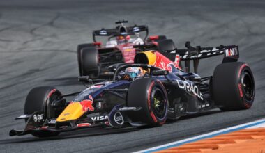 F1 2026 Dutch Grand Prix starting grid with a pitlane start