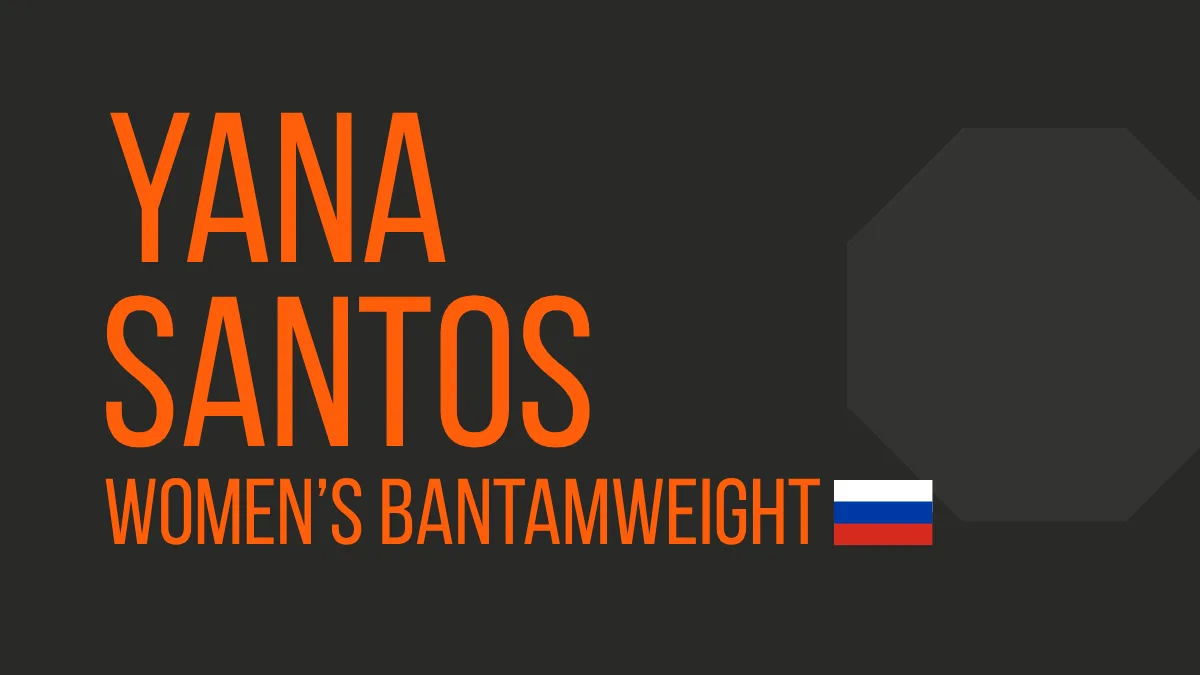 Yana Santos UFC Women's Bantamweight fighter profile