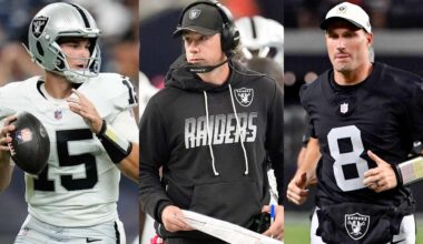 Raiders' Klint Kubiak not ready to name Week 1 QB; 'reps' key for Fernando Mendoza's development | Latest NFL News, Analysis & Updates
