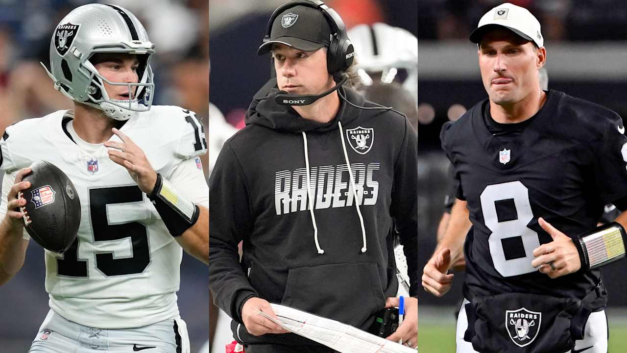 Raiders' Klint Kubiak not ready to name Week 1 QB; 'reps' key for Fernando Mendoza's development | Latest NFL News, Analysis & Updates