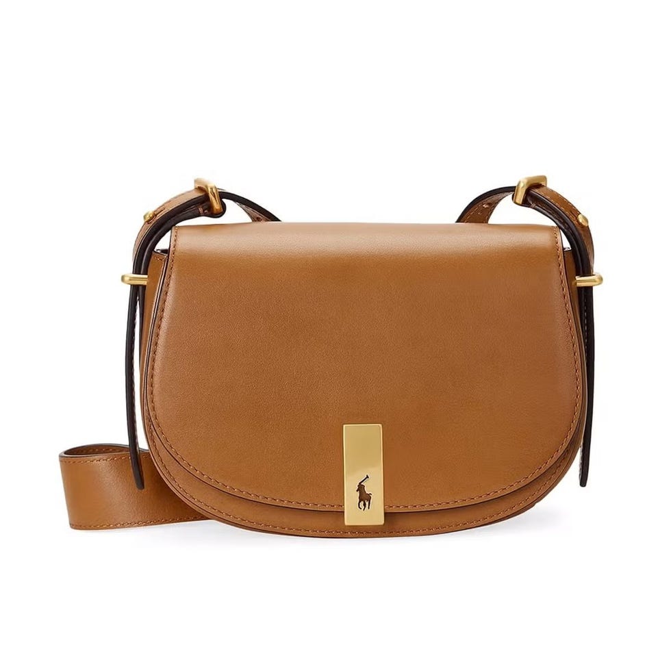 Mini ID Leather Saddle Bag