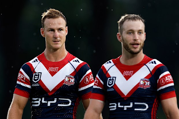 Daly Cherry-Evans and Sam Walker are a new combination at the Roosters.