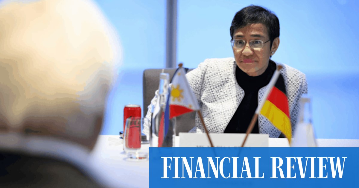Nobel prize-winner Maria Ressa’s crusade to hold back AI slop