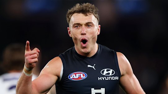 Carlton captain Patrick Cripps has guided his team into the wildcard finals.
