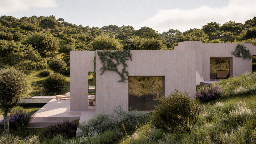 domestic archipelago of nine houses unfolds across portugal’s cork-oak landscape - 2