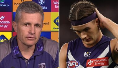 ‘Tough little bugger’: Freo sweat on star’s nasty injury, skipper scare on eve of finals