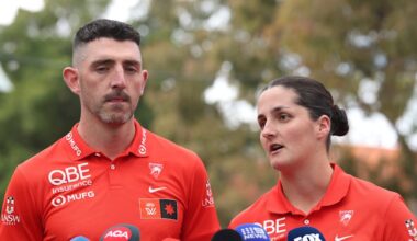 Sydney Swans AFLW: Lucy McEvoy, coach Colin O’Riordan speak amid men’s team sexual assault allegations