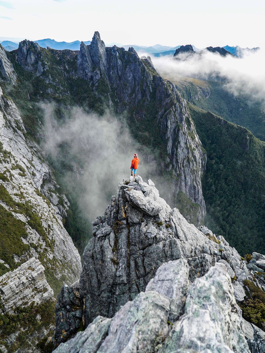 Devil's Thumb on Federation Peak