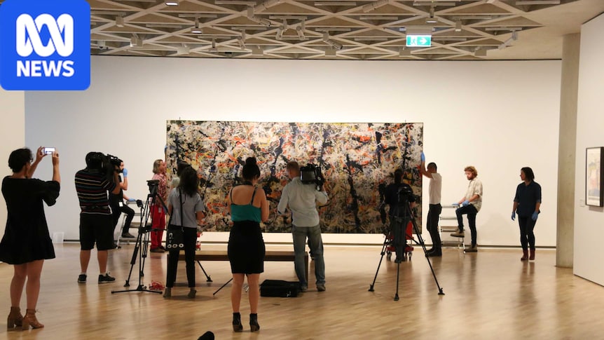 Jackson Pollock's Blue Poles to be temporarily moved from Canberra to Western Australian gallery