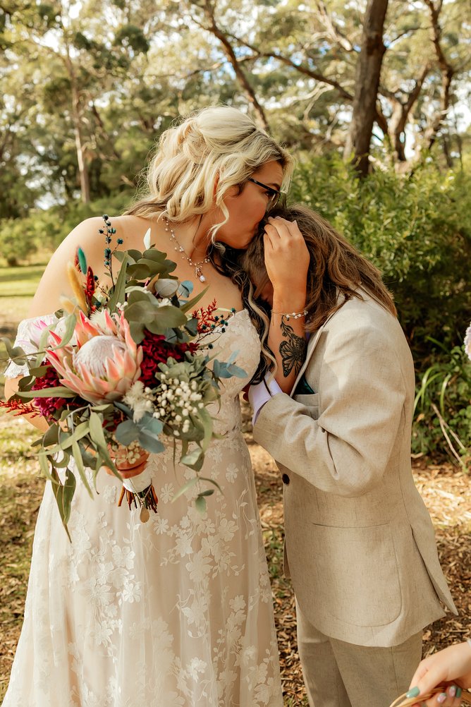 Leanne and Joshua's Albany wedding.