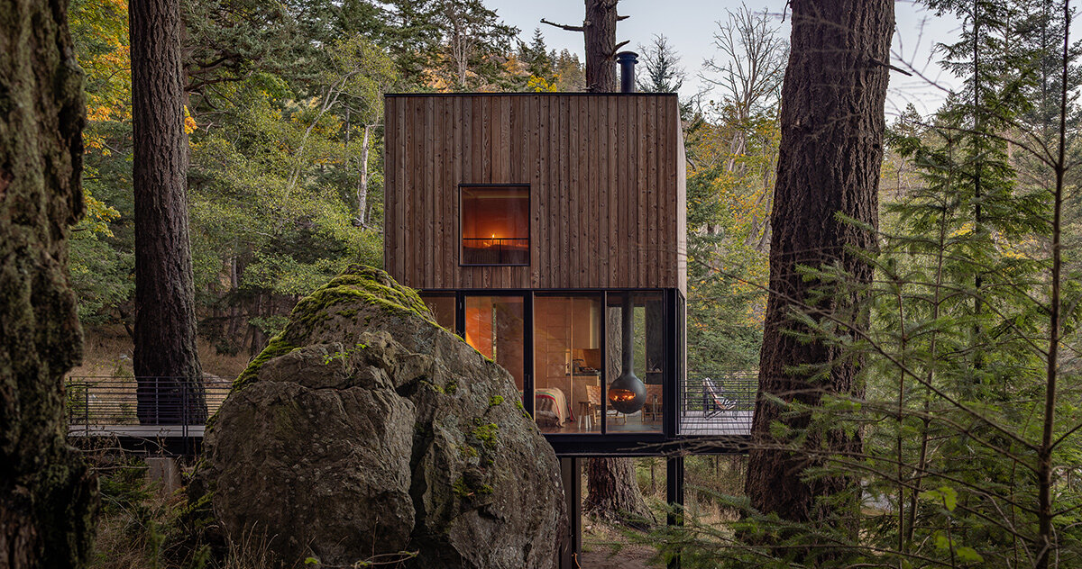 wittman estes revisits le corbusier’s 'minimum cell' with PNW cabin