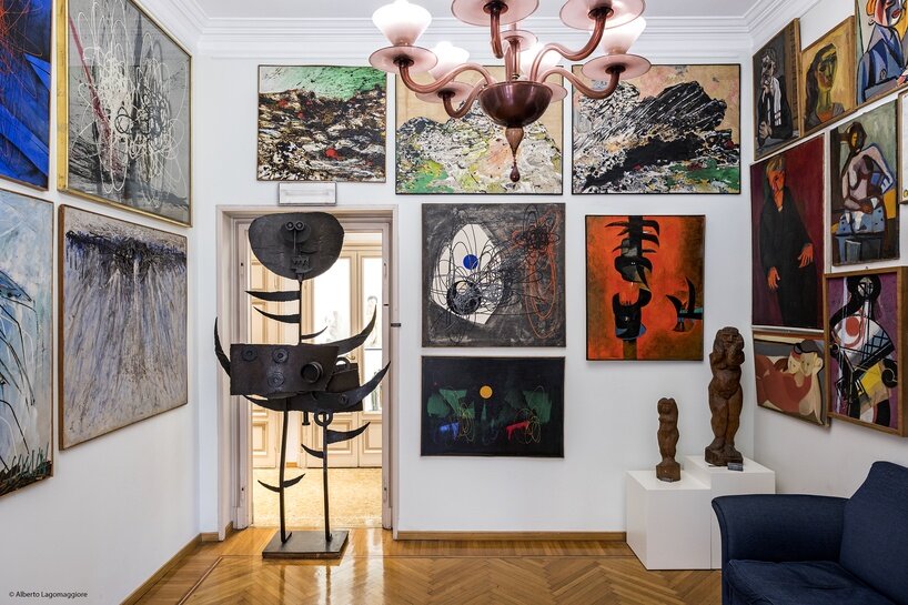a milan apartment with thousands of twentieth-century artworks