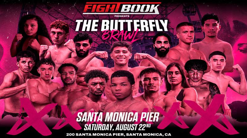 FightBook & Bash Boxing Present – Butterfly Brawl – Santa Monica Pier • Saturday, August 22 – World Boxing Council