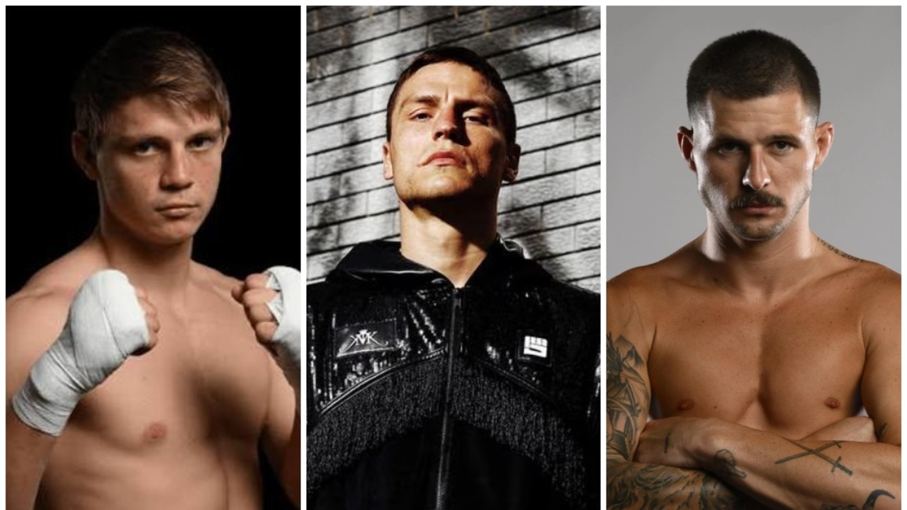 Nikita Tszyu, Koen Mazoudier and Ben Mahoney