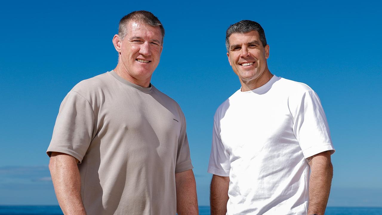 Sydney Marathon: Paul Gallen and Michael Ennis line up after Sharks’ NRL premiership