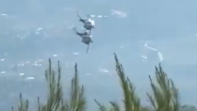 Athens wildfire crash: Two firefighters dead after midair helicopter collision during emergency response